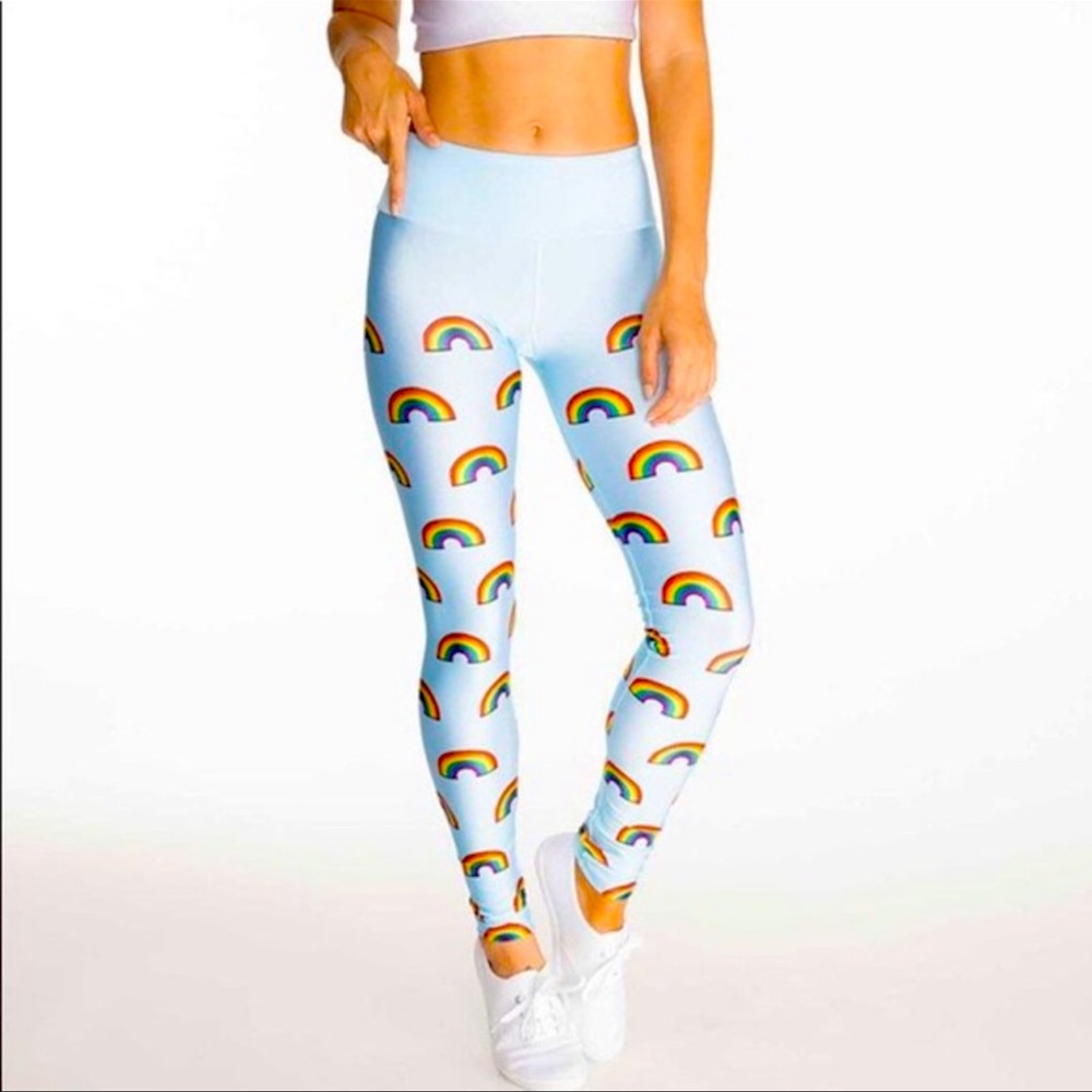 Goldsheep Rainbow Yoga Leggings